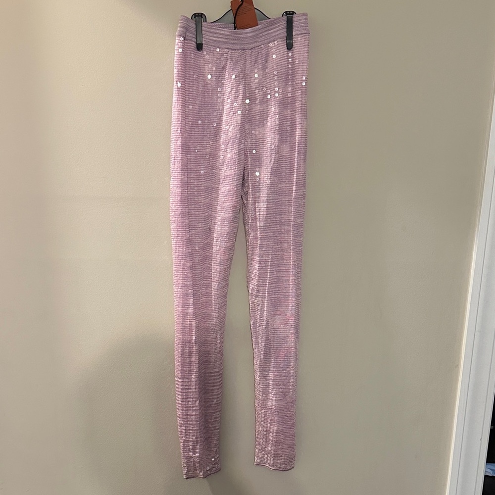 Missoni Lavender Striped Skinny Pants